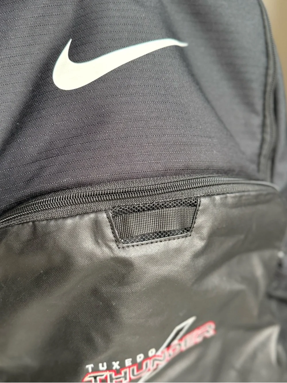 Nike Backpack Tuxedo Thunder Peifer 16 Swoosh Size 18